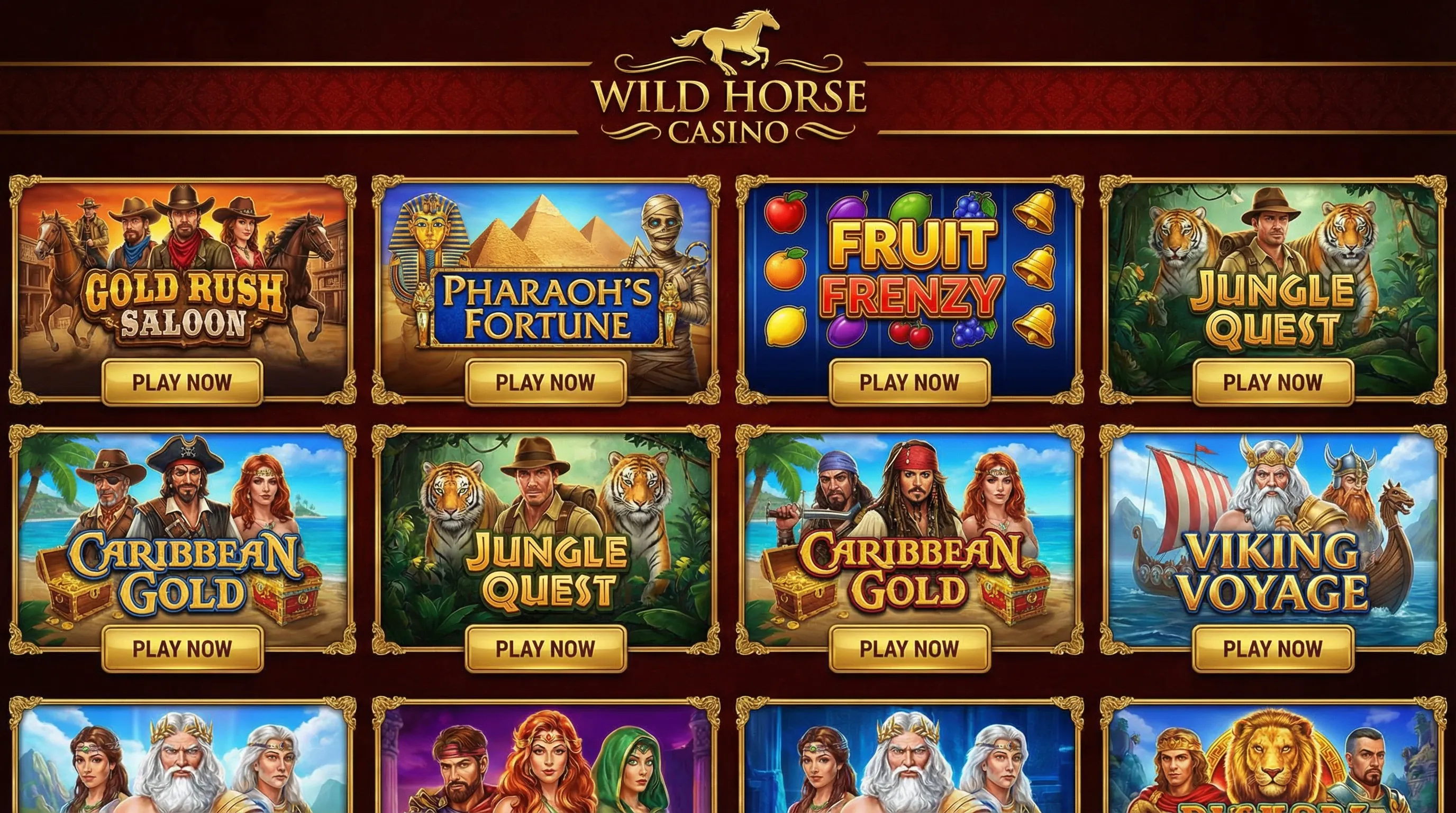 Coleção de caça-níqueis disponíveis no cncbet